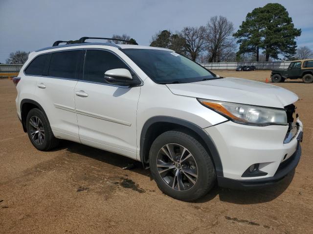 5TDKKRFH2GS155256 - 2016 TOYOTA HIGHLANDER XLE 白色 照片 4