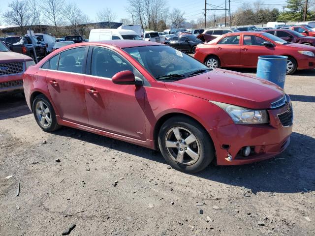 1G1PF5S98B7288519 - 2011 CHEVROLET CRUZE LT BURGUNDY photo 4