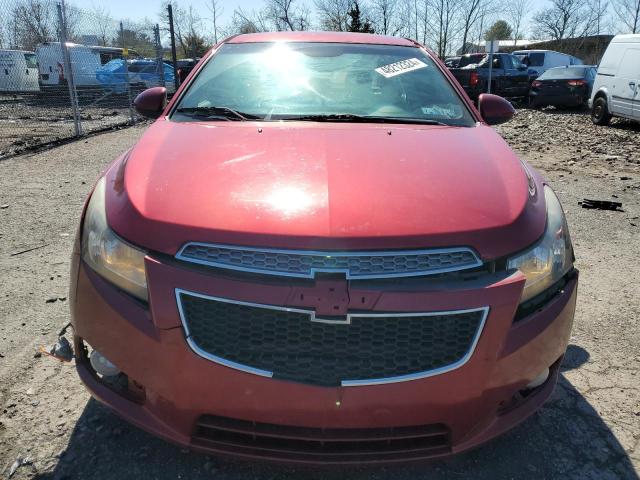 1G1PF5S98B7288519 - 2011 CHEVROLET CRUZE LT BURGUNDY photo 5