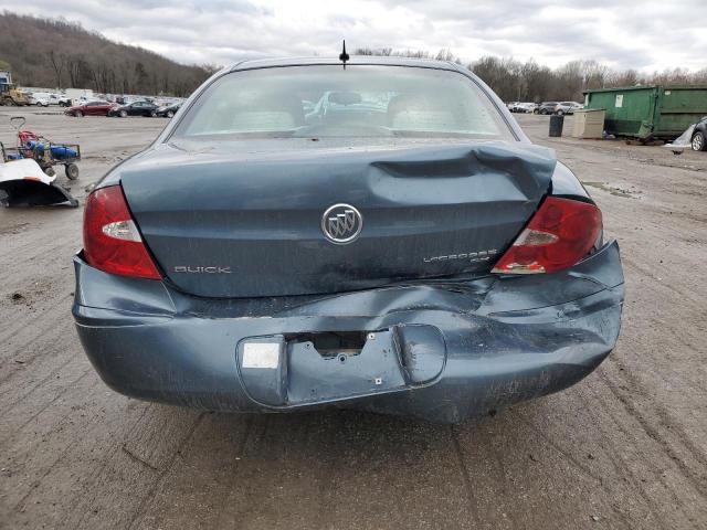 2G4WC582661244281 - 2006 BUICK LACROSSE CX BLUE photo 6