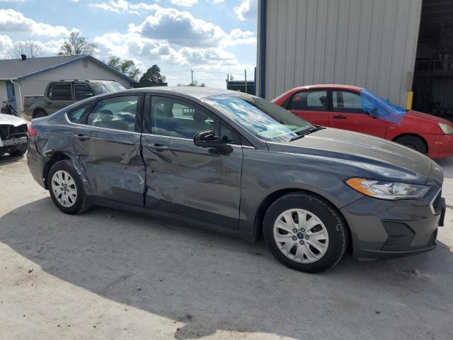 3FA6P0G75LR144534 - 2020 FORD FUSION S GRAY photo 4