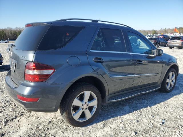 4JGBB8GB4AA571491 - 2010 MERCEDES-BENZ ML 350 4MATIC BLUE photo 3