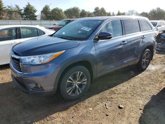 5TDJKRFH1GS227740 - 2016 TOYOTA HIGHLANDER XLE Boz foto 1