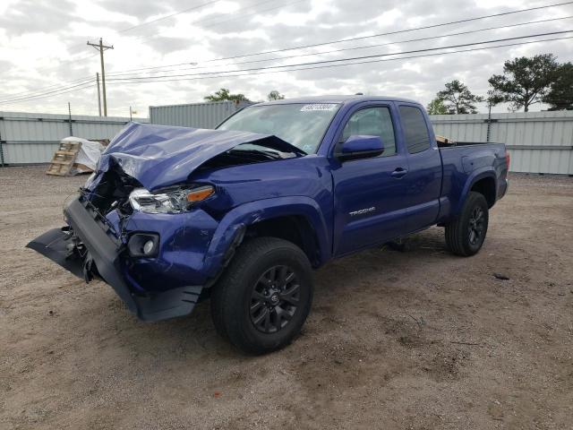 3TYSX5EN4NT013090 - 2022 TOYOTA TACOMA ACCESS CAB BLUE photo 1