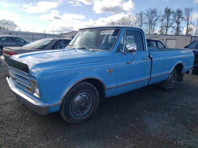 CE147Z113459 - 1967 CHEVROLET C10 PICKUP BLUE photo 1