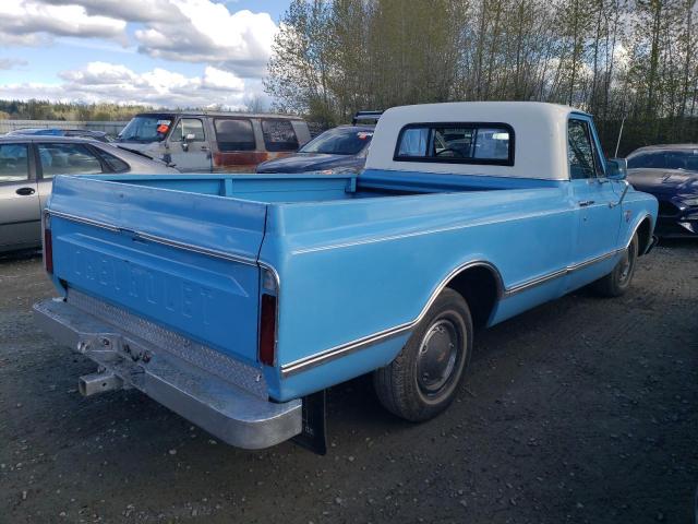 CE147Z113459 - 1967 CHEVROLET C10 PICKUP BLUE photo 3