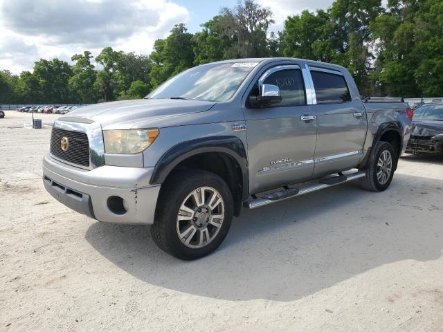 5TBDV58137S469452 - 2007 TOYOTA TUNDRA CREWMAX LIMITED SILVER photo 1