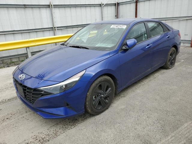 5NPLM4AG7MH052190 - 2021 HYUNDAI ELANTRA SEL BLUE photo 1