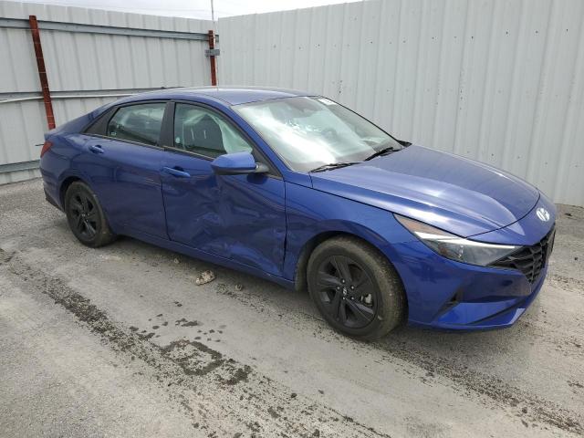 5NPLM4AG7MH052190 - 2021 HYUNDAI ELANTRA SEL BLUE photo 4