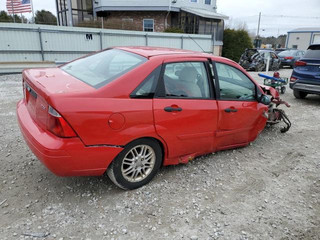 1FAFP34N55W223335 - 2005 FORD FOCUS ZX4 RED photo 3