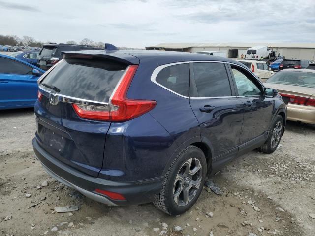 5J6RW1H57KA013699 - 2019 HONDA CR-V EX BLUE photo 3