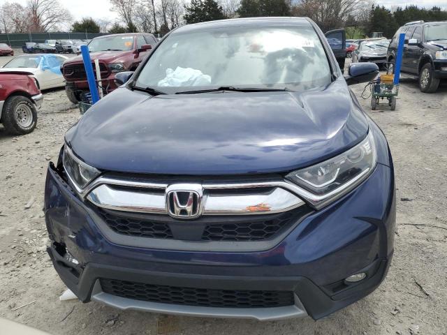 5J6RW1H57KA013699 - 2019 HONDA CR-V EX BLUE photo 5