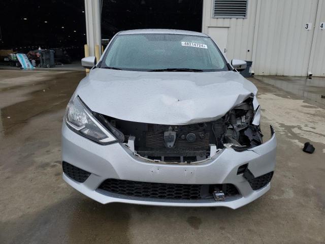 3N1AB7AP5KY371248 - 2019 NISSAN SENTRA S SILVER photo 5