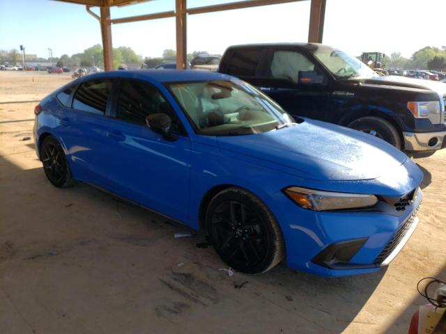 19XFL2H87NE020302 - 2022 HONDA CIVIC SPORT BLUE photo 4