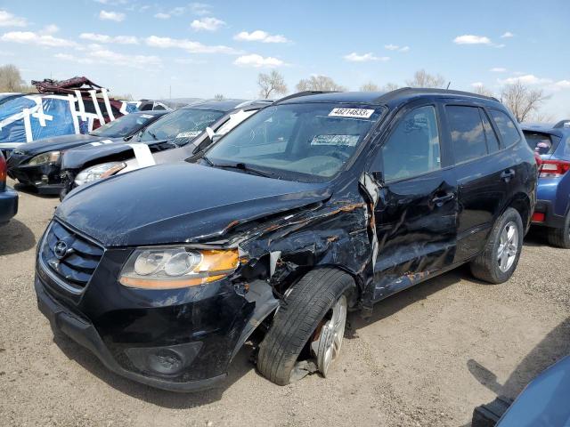 5NMSG3AB2AH386573 - 2010 HYUNDAI SANTA FE GLS BLACK photo 2