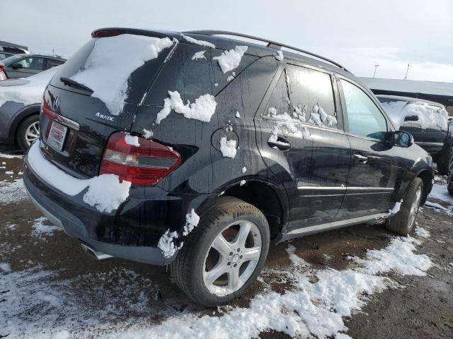 4JGBB86E48A361477 - 2008 MERCEDES-BENZ ML 350 BLACK photo 3