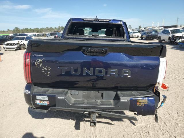 5TFNC5AB5PX002452 - 2023 TOYOTA TUNDRA CREWMAX PLATINUM ლურჯი ფოტო 6