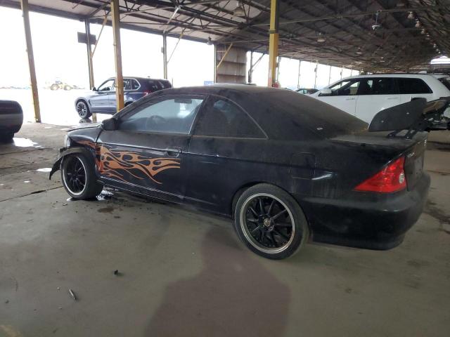 1HGEM21125L076131 - 2005 HONDA CIVIC DX VP BLACK photo 2