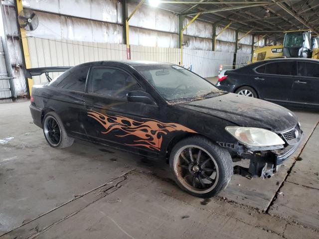 1HGEM21125L076131 - 2005 HONDA CIVIC DX VP BLACK photo 4