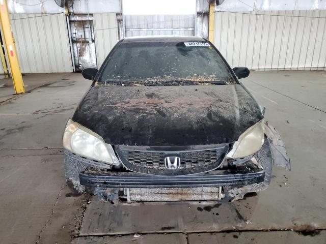 1HGEM21125L076131 - 2005 HONDA CIVIC DX VP BLACK photo 5