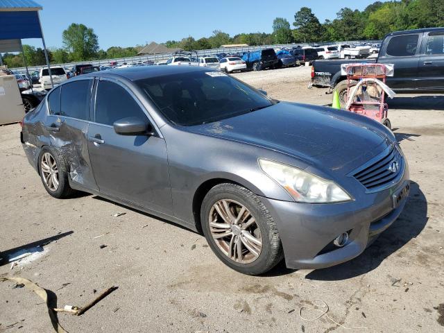 JN1CV6AR5DM755046 - 2013 INFINITI G37 GRAY photo 4