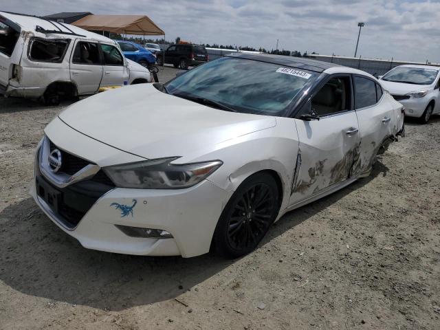 1N4AA6AP8GC424900 - 2016 NISSAN MAXIMA 3.5S WHITE photo 1