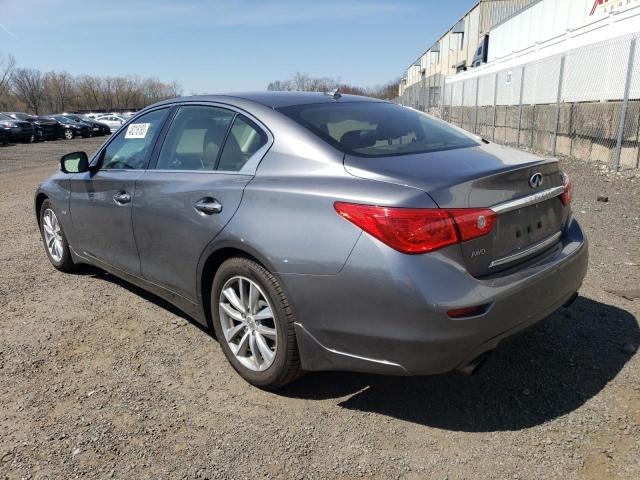 JN1EV7AR0HM839456 - 2017 INFINITI Q50 PREMIUM GRAY photo 2