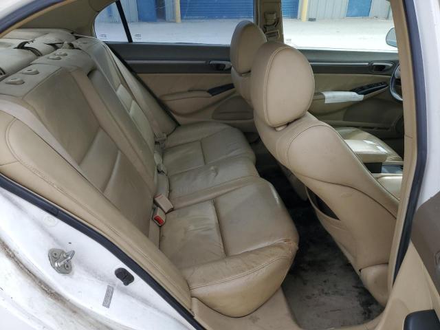 2HGFA16968H524152 - 2008 HONDA CIVIC EXL თეთრი ფოტო 10