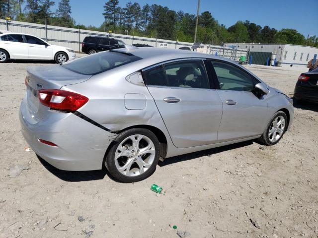 1G1BF5SM4H7208902 - 2017 CHEVROLET CRUZE PREMIER SILVER photo 3