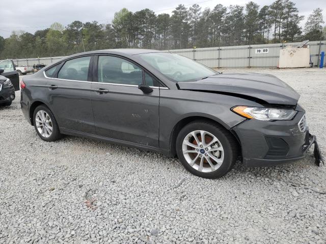 3FA6P0LU8LR119221 - 2020 FORD FUSION SE CHARCOAL photo 4