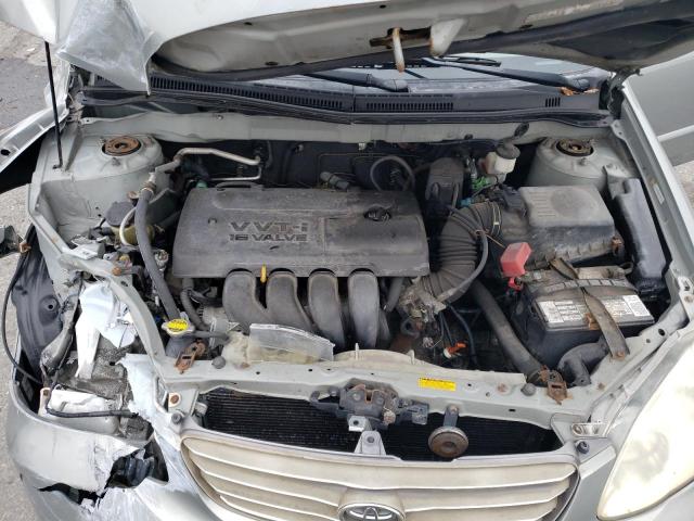 2T1BR32E23C161081 - 2003 TOYOTA COROLLA CE GRAY photo 11