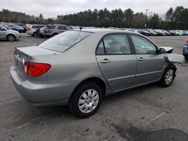 2T1BR32E23C161081 - 2003 TOYOTA COROLLA CE GRAY photo 3