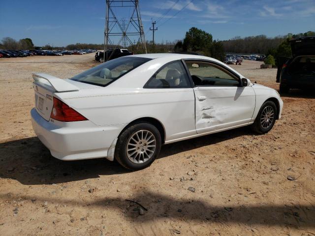 1HGEM22935L011745 - 2005 HONDA CIVIC EX WHITE photo 3