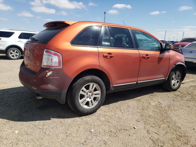 2FMDK48CX8BA64988 - 2008 FORD EDGE SEL ORANGE photo 3