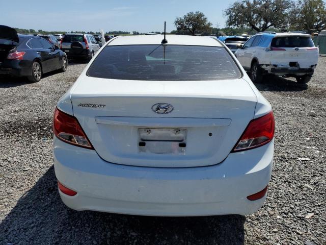 KMHCT4AE5FU846028 - 2015 HYUNDAI ACCENT GLS WHITE photo 6