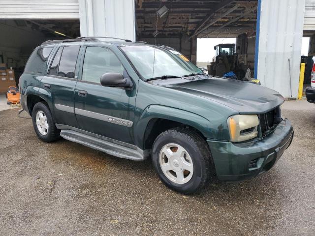 1GNDS13SX32258718 - 2003 CHEVROLET TRAILBLAZE GREEN photo 4