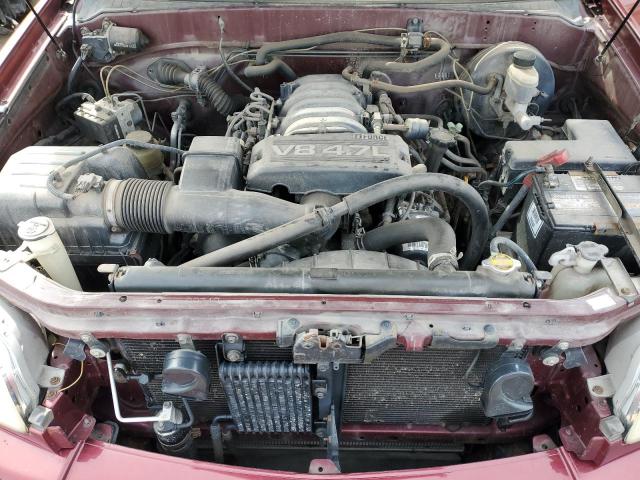 5TBBT44185S472695 - 2005 TOYOTA TUNDRA ACCESS CAB SR5 MAROON photo 11