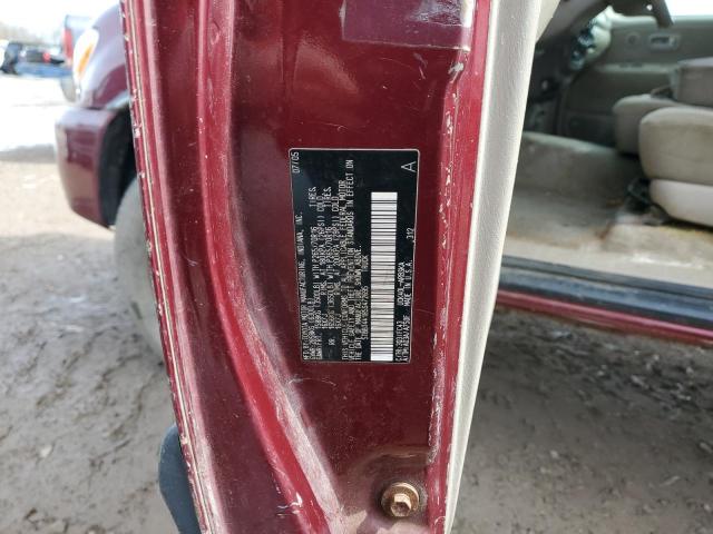 5TBBT44185S472695 - 2005 TOYOTA TUNDRA ACCESS CAB SR5 MAROON photo 12