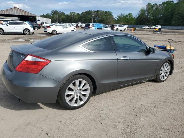 1HGCS22829A009944 - 2009 HONDA ACCORD EXL GRAY photo 3