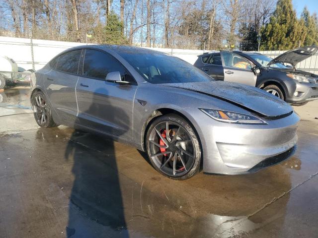 5YJ3E1ET5RF887262 - 2024 TESLA MODEL 3 SILVER photo 4