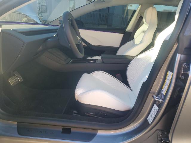 5YJ3E1ET5RF887262 - 2024 TESLA MODEL 3 SILVER photo 7