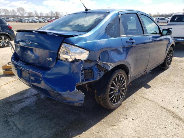 1FAHP36N89W190178 - 2009 FORD FOCUS SES BLUE photo 3