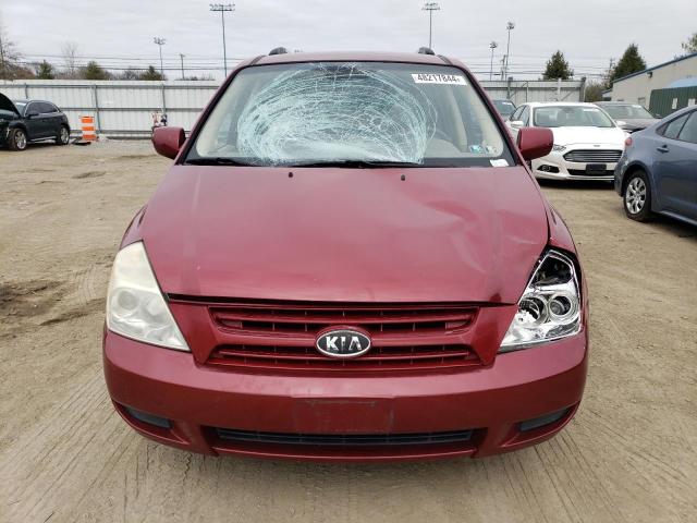 KNDMB233596298424 - 2009 KIA SEDONA EX RED photo 5