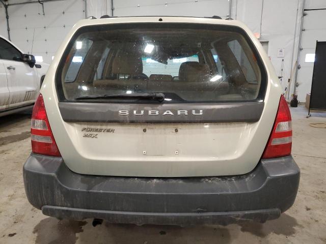 JF1SG63615H749931 - 2005 SUBARU FORESTER 2.5X TAN photo 6