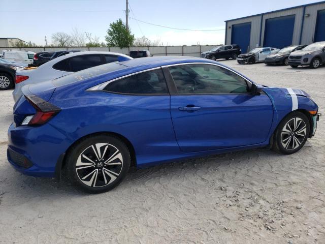 2HGFC3B32GH359674 - 2016 HONDA CIVIC EX BLUE photo 3