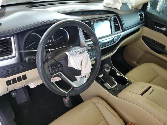 5TDKKRFH6FS101991 - 2015 TOYOTA HIGHLANDER XLE WHITE photo 8