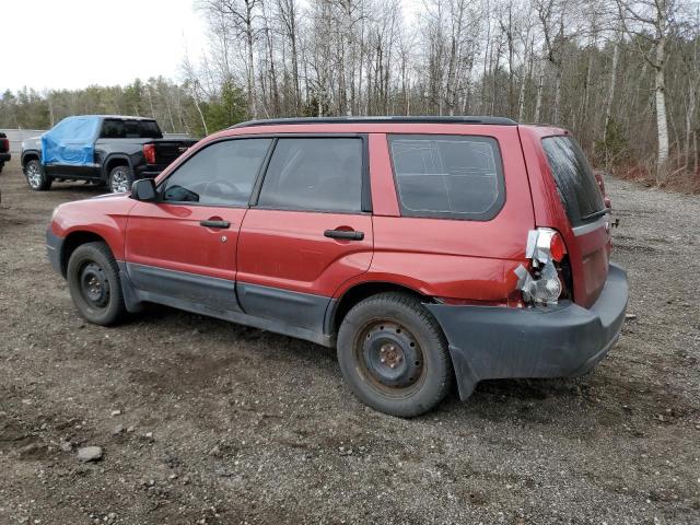 JF1SG63628H729949 - 2008 SUBARU FORESTER 2.5X RED photo 2