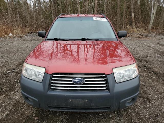 JF1SG63628H729949 - 2008 SUBARU FORESTER 2.5X RED photo 5