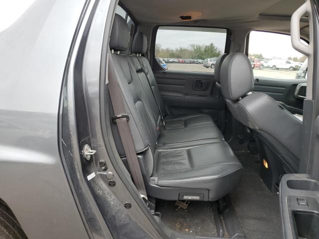 5FPYK1F58BB001690 - 2011 HONDA RIDGELINE RTL GRAY photo 10