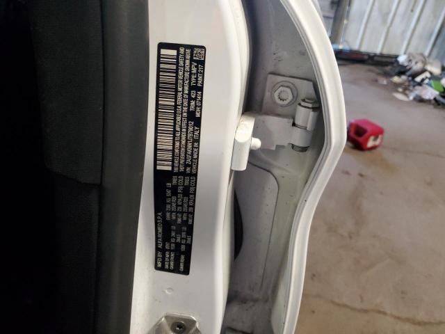 ZASFAKNN1J7B79012 - 2018 ALFA ROMEO STELVIO TI SPORT WHITE photo 12